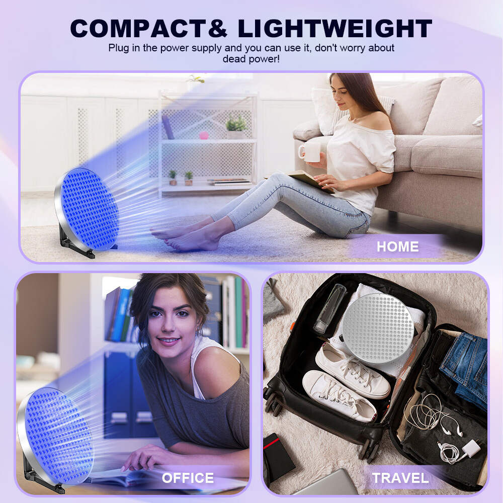 UV Beauty Tanning Light Sun Solarium Lamp Facial Body Tanner Bronzer Skin 460NM