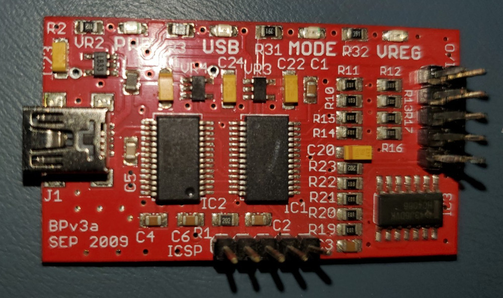 Bus Pirate v3a Dangerous Prototypes Seeed Studios Build + Original Cable Set