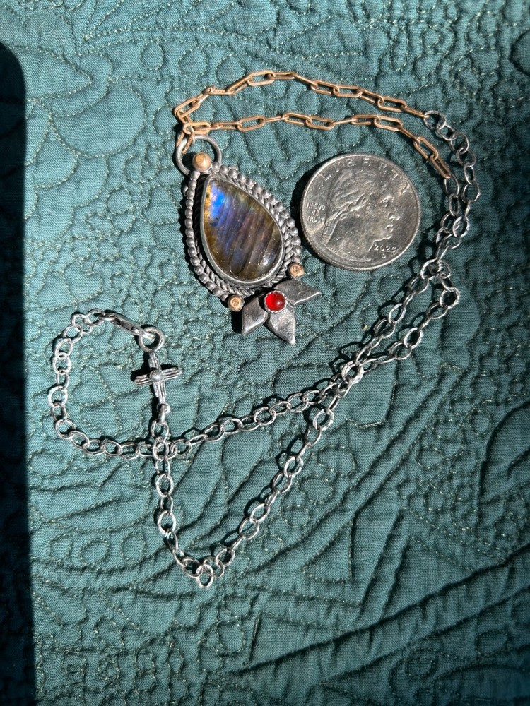 Native New Mexico Labradorite Pendant