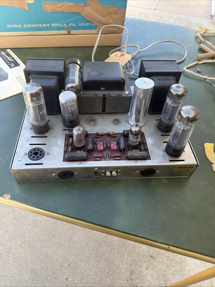 Dynaco ST-70 Tube Amplifier-Mullard Tubes - Untested 🔥🔥🔥