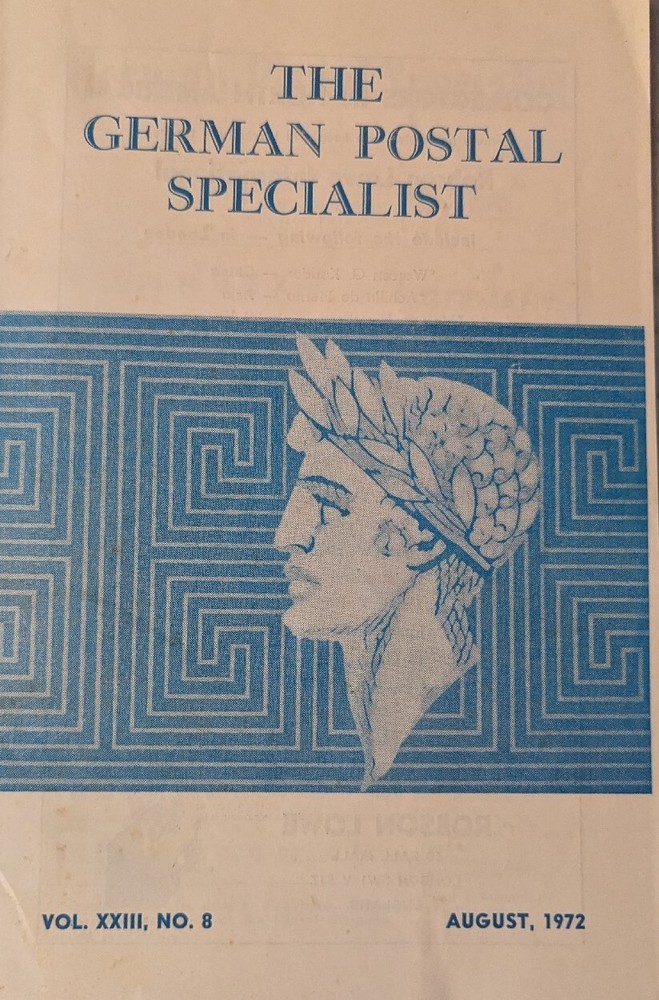 German Postal Specialist Aug 1972 Police Mail Couriers In British Occupation