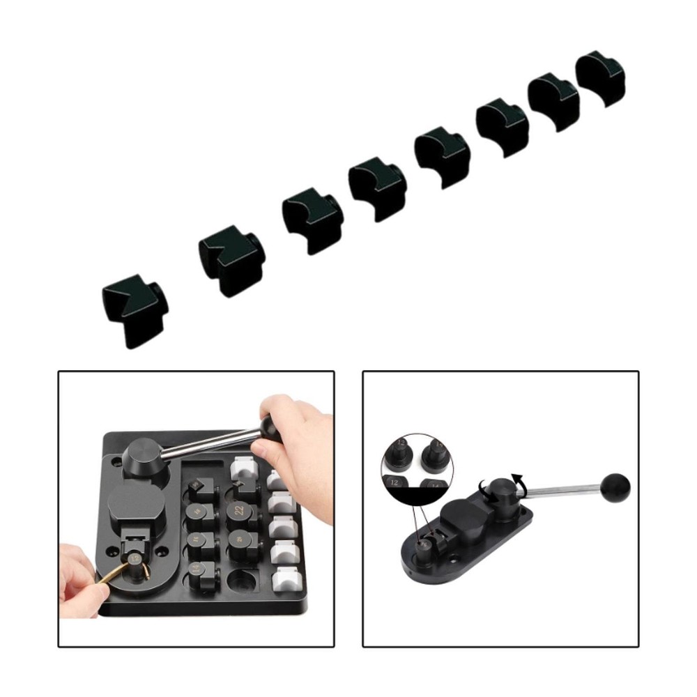 8Pcs Ring Bender Dies Ring Bending Tool Accessories DIY Press Tools