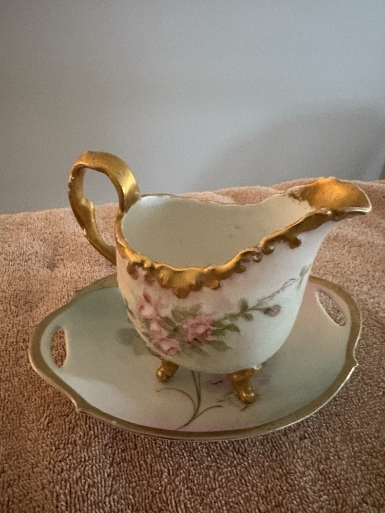 Vintage Creamer With Plate