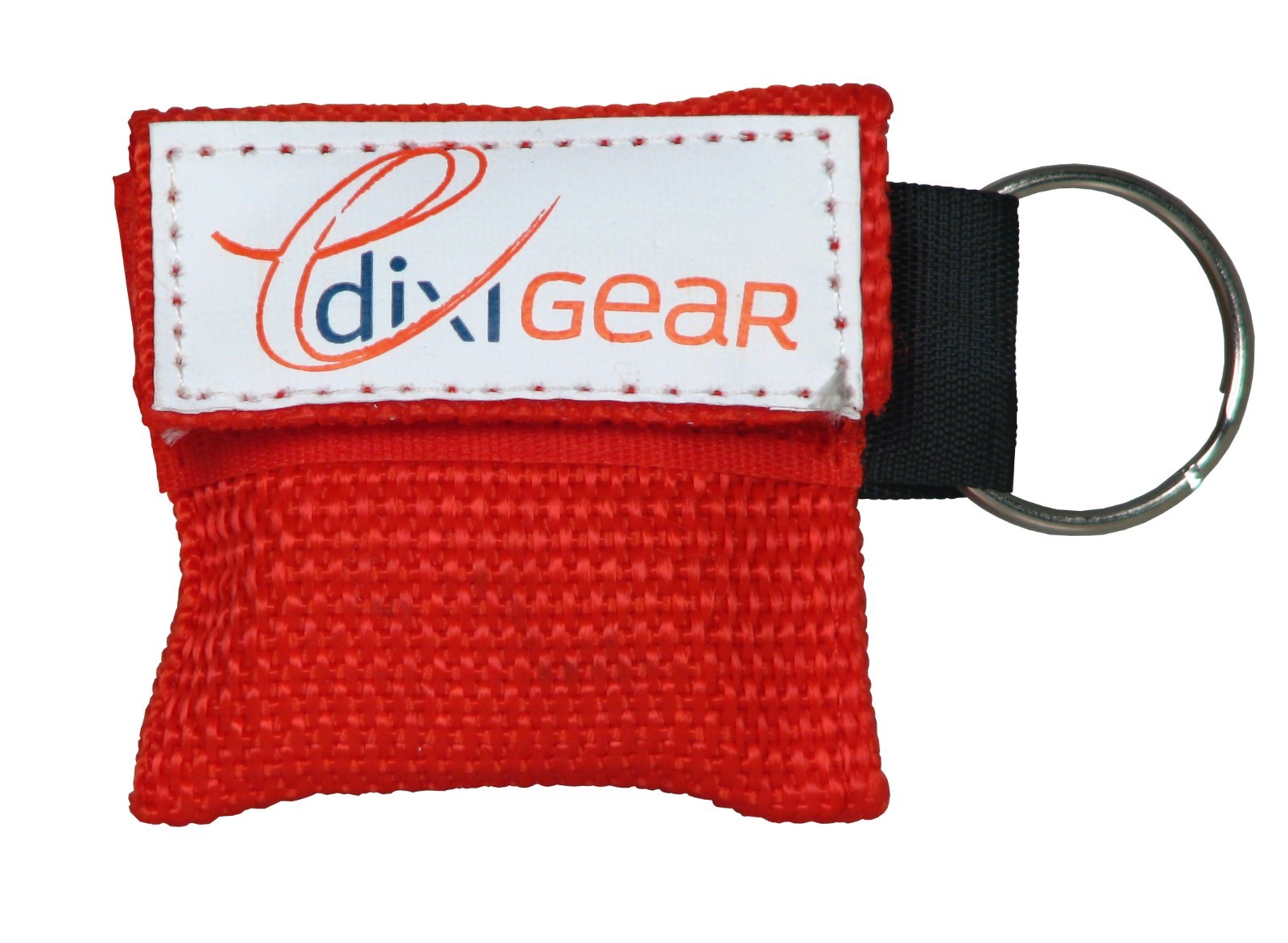 100 CPR Mask with Keychain Face Shield - RED