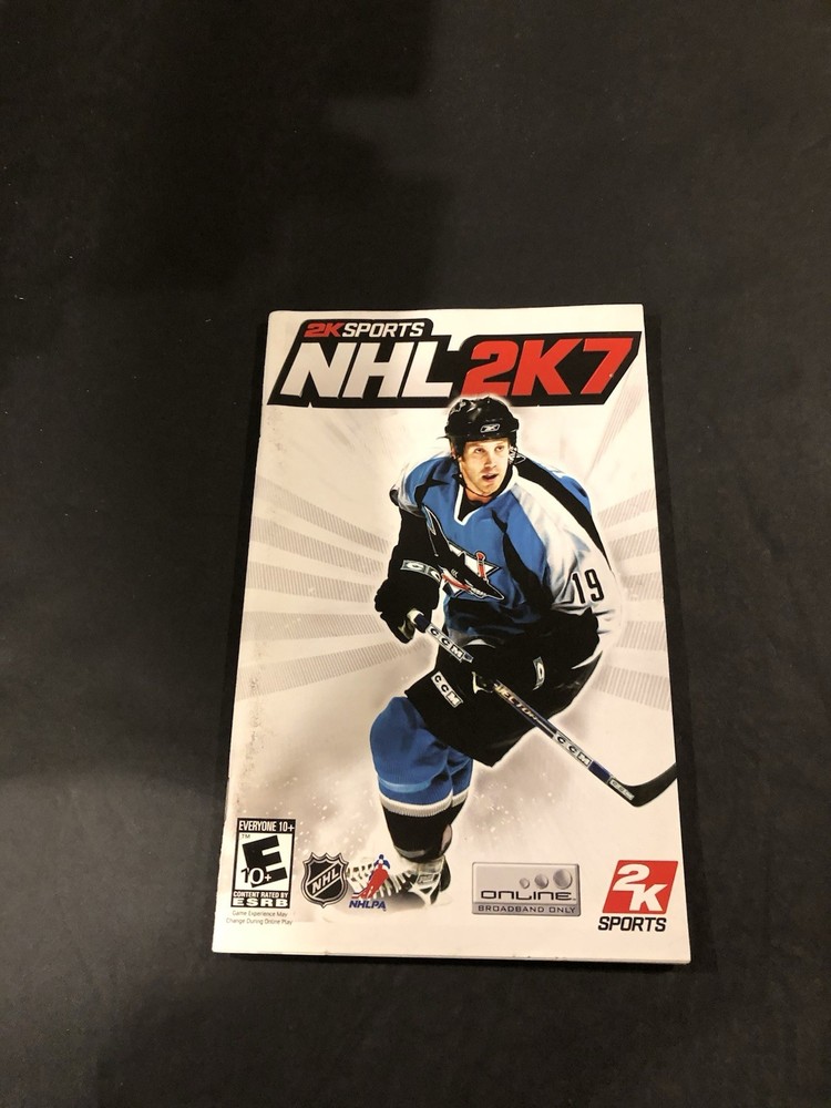 NHL 2k7 ps2 Manual only