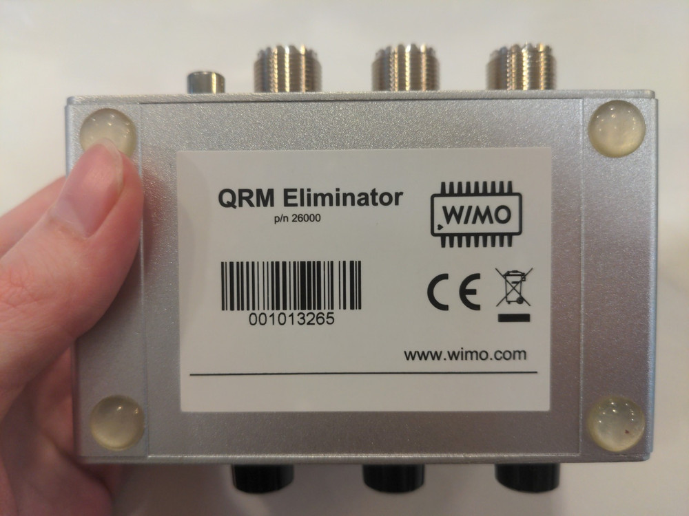 WiMo QRM Eliminator noise canceller + cables