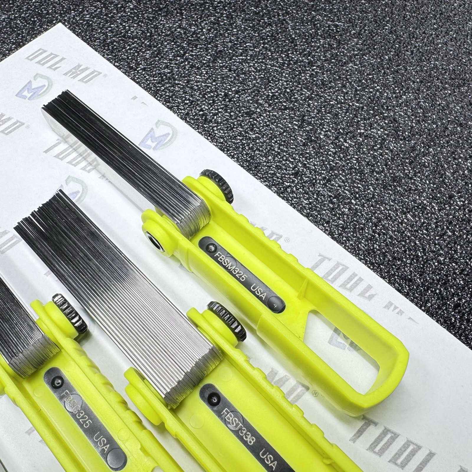 Snap-on Tools USA NEW HI VIZ 4pc Offset 45° & Straight Feeler Gauge Blade Sets