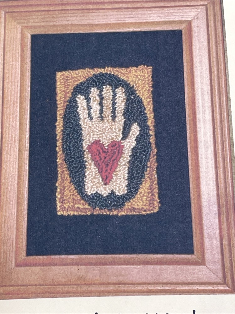 Attic Heirlooms Hand To Work Punchneedle Embroidery