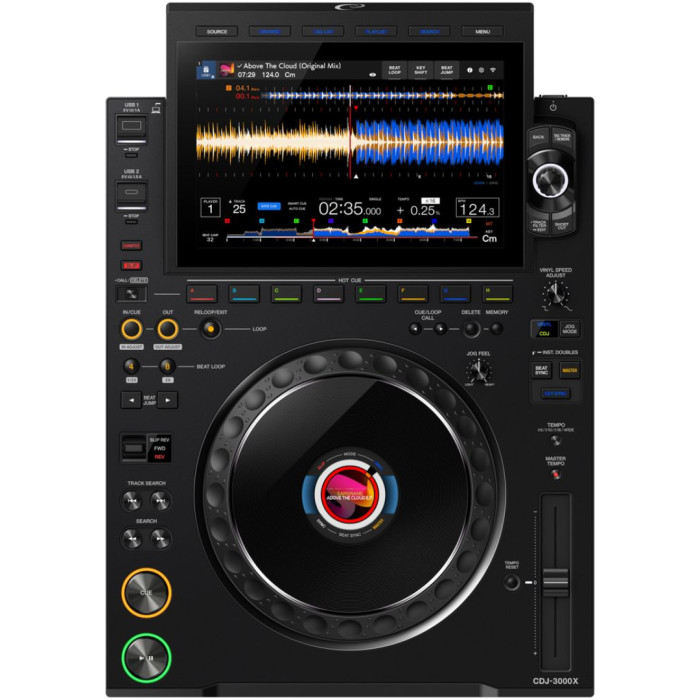 AlphaTheta CDJ-3000X | 10.1in Touchscreen - 96kHz DAC