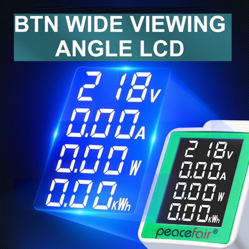 Din Rail Meter Electronic KWh Meter Wattmeter Multi Digital Amp5833