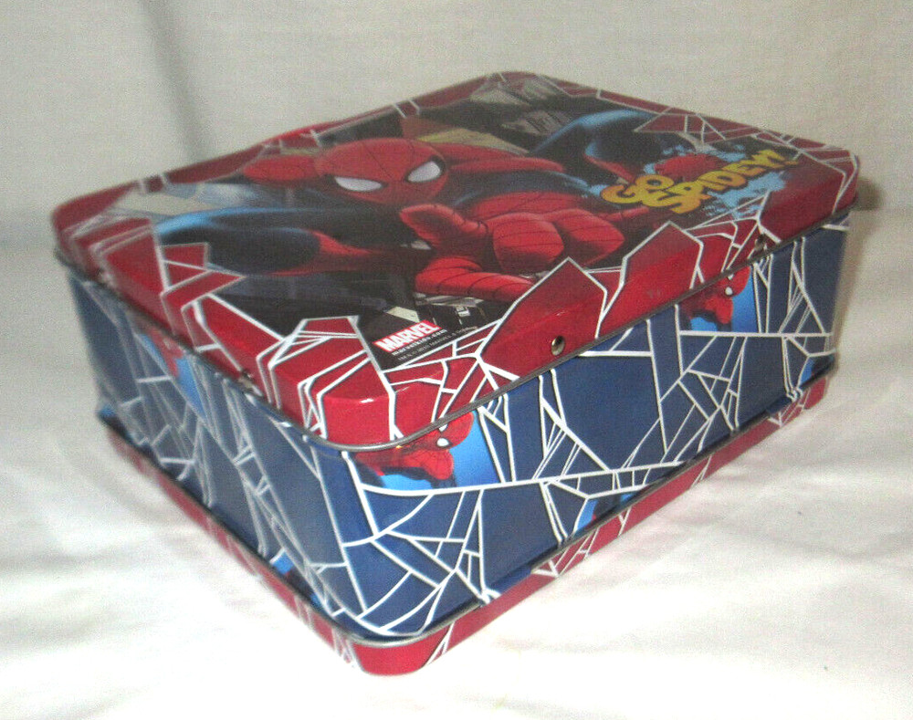 2013 Marvel Spiderman 3D Metal Lunch Box