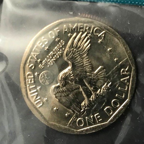 1980 P Susan B. Anthony Dollar In Mint Cello