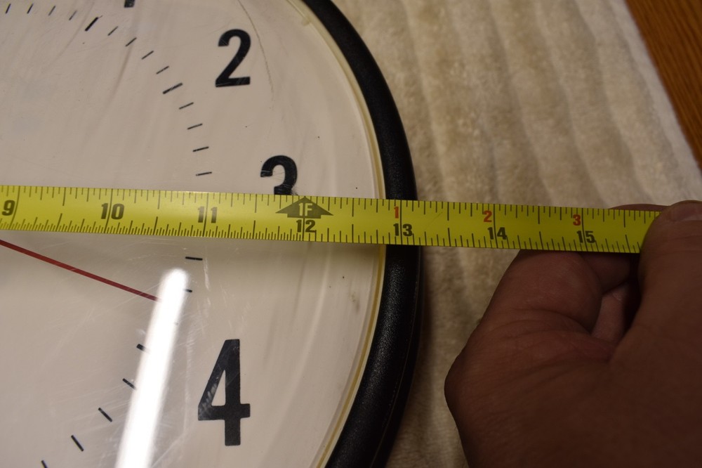 Simplex 12” Wall Clock with Plastic Lens Model 6310 9239