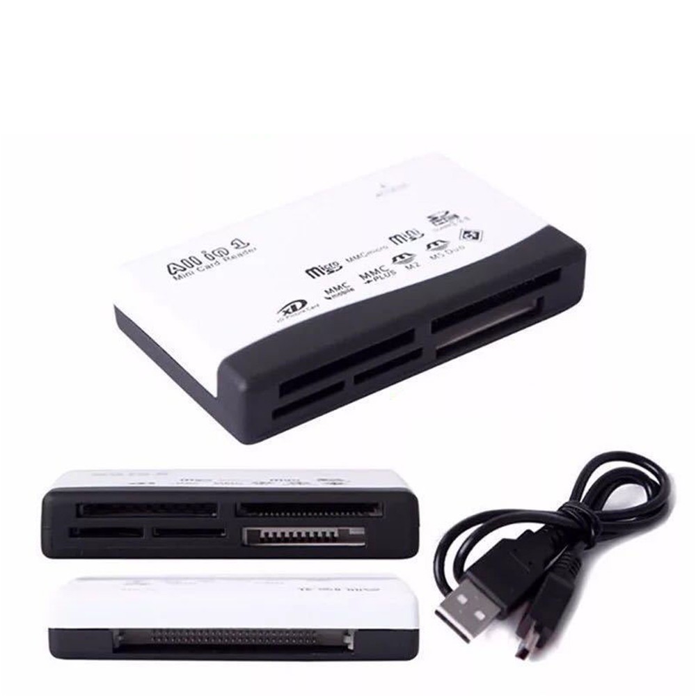 For CF xD SD MS SDHC Memory Card Reader Mini 26-IN-1 USB 2.0 High Speed