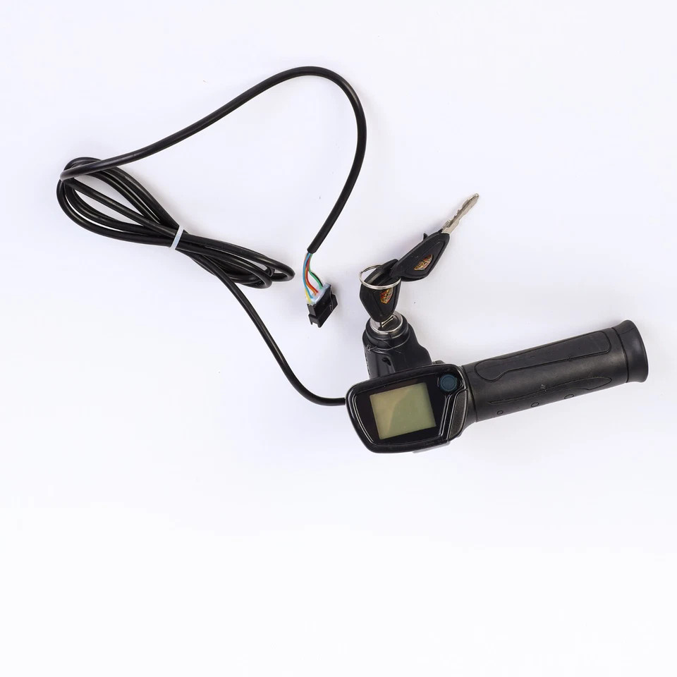 36V 48V electric scooter throttle handle with keylock power indicator light