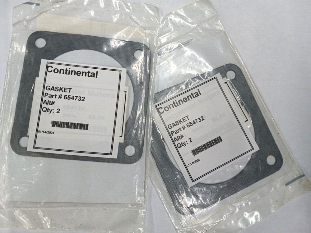 TCM Continental  Part # 654732 GASKET   (2/Pack)