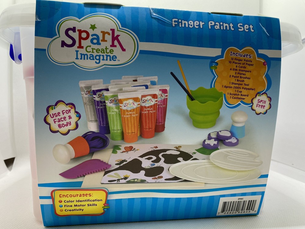 Kids 42 Piece Finger Paint Set