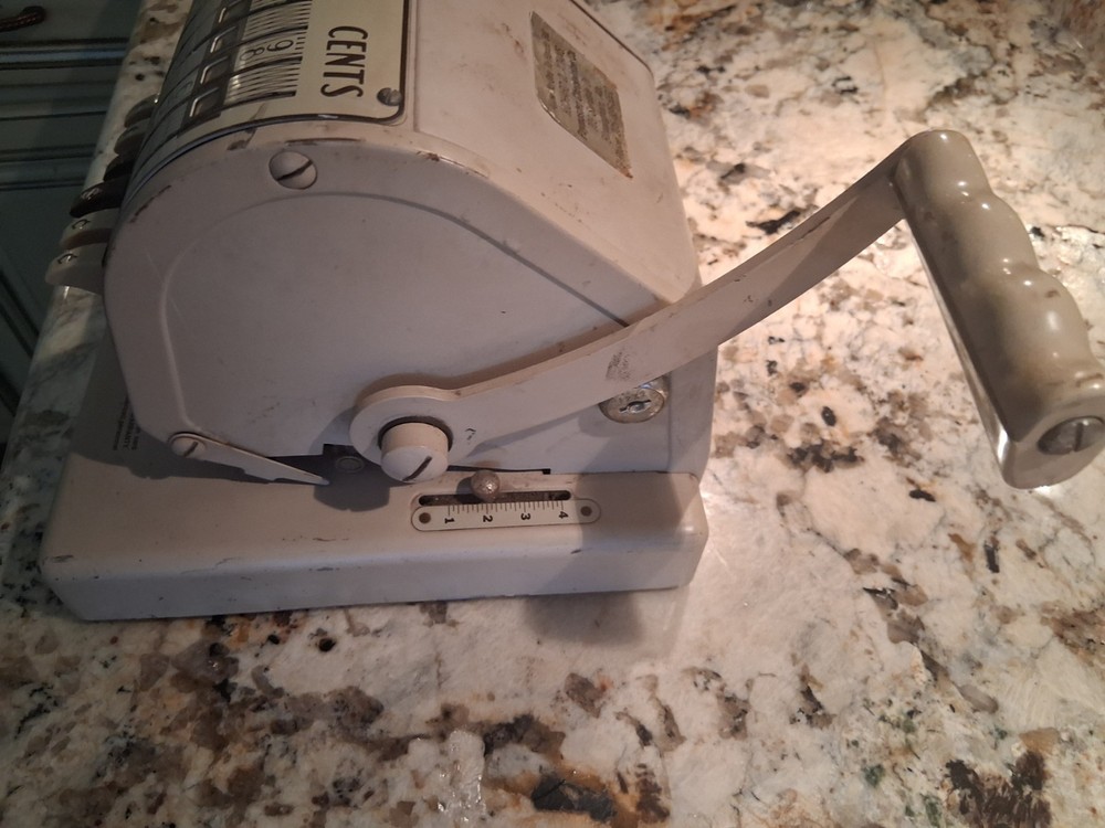 Vintage Authentic Paymaster Check Cutter