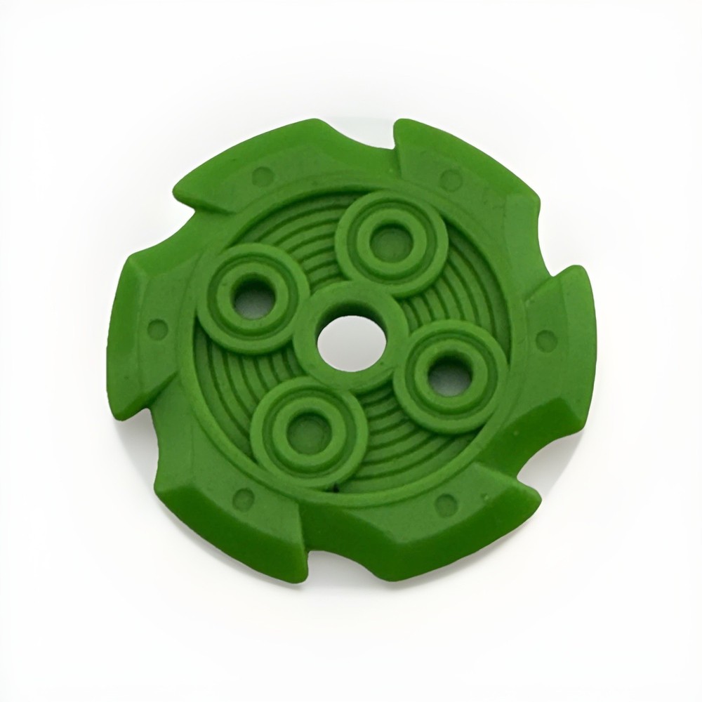 TF Transformers Beast Wars Rhinox Green Saw Blade Weapon Accessory Part 1996