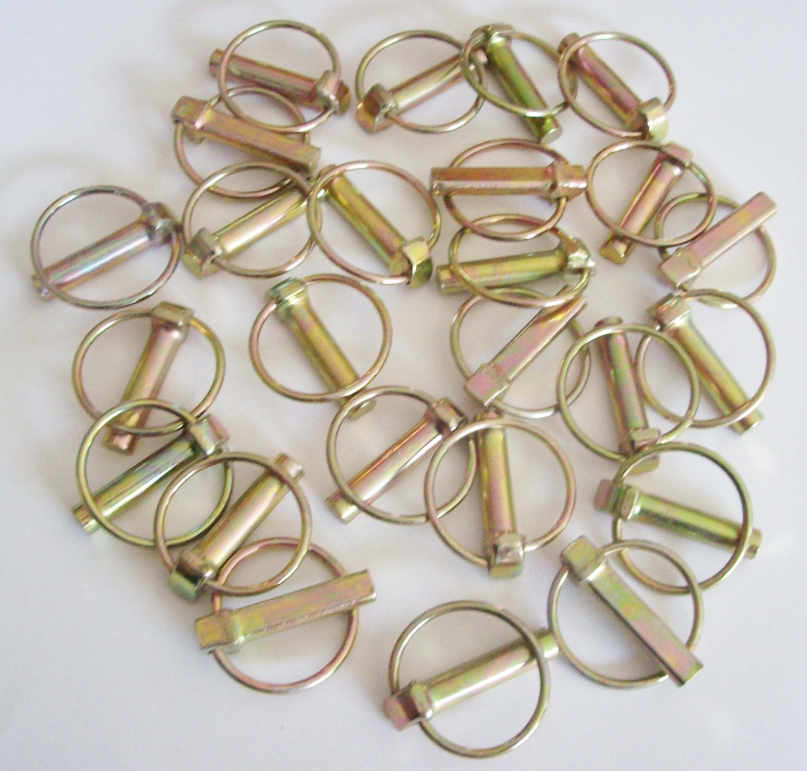 25 GOLIATH INDUSTRIAL 7/16" LYNCH LINCH PIN 3 POINT HITCH CLIPS TRACTOR LP716