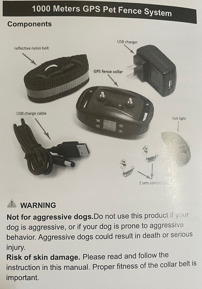 Wireless GPS Pet Fence System