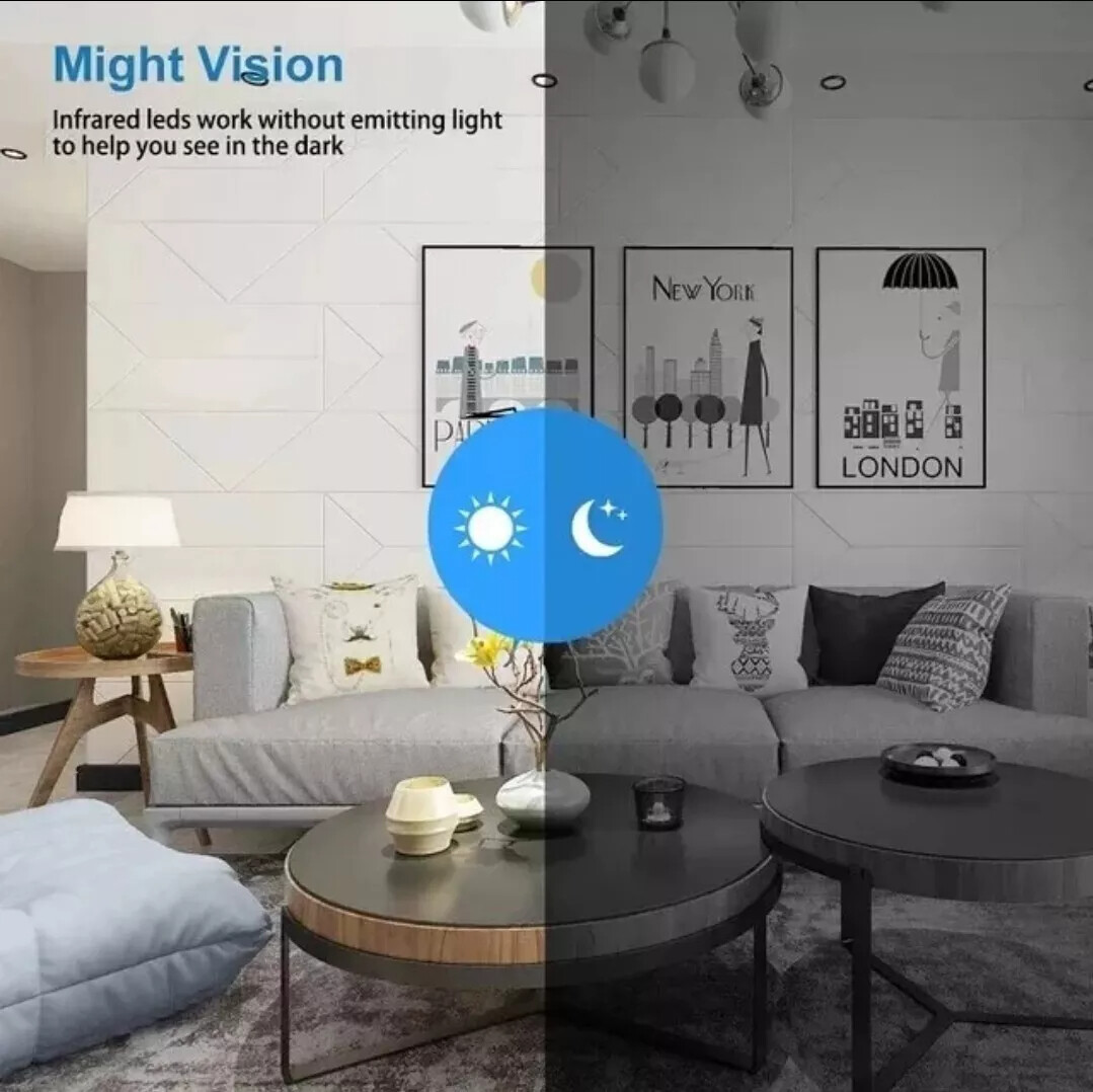 Mini Wireless S-py Camera Wifi IP Home Security 1080P HD Night Vision Camera