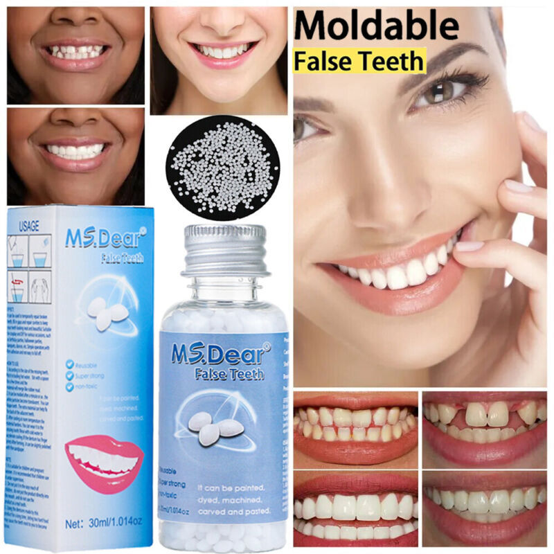 Temporary Tooth Repair Kit Temp Dental Repair Replace Missing Teeth DIY Moldable