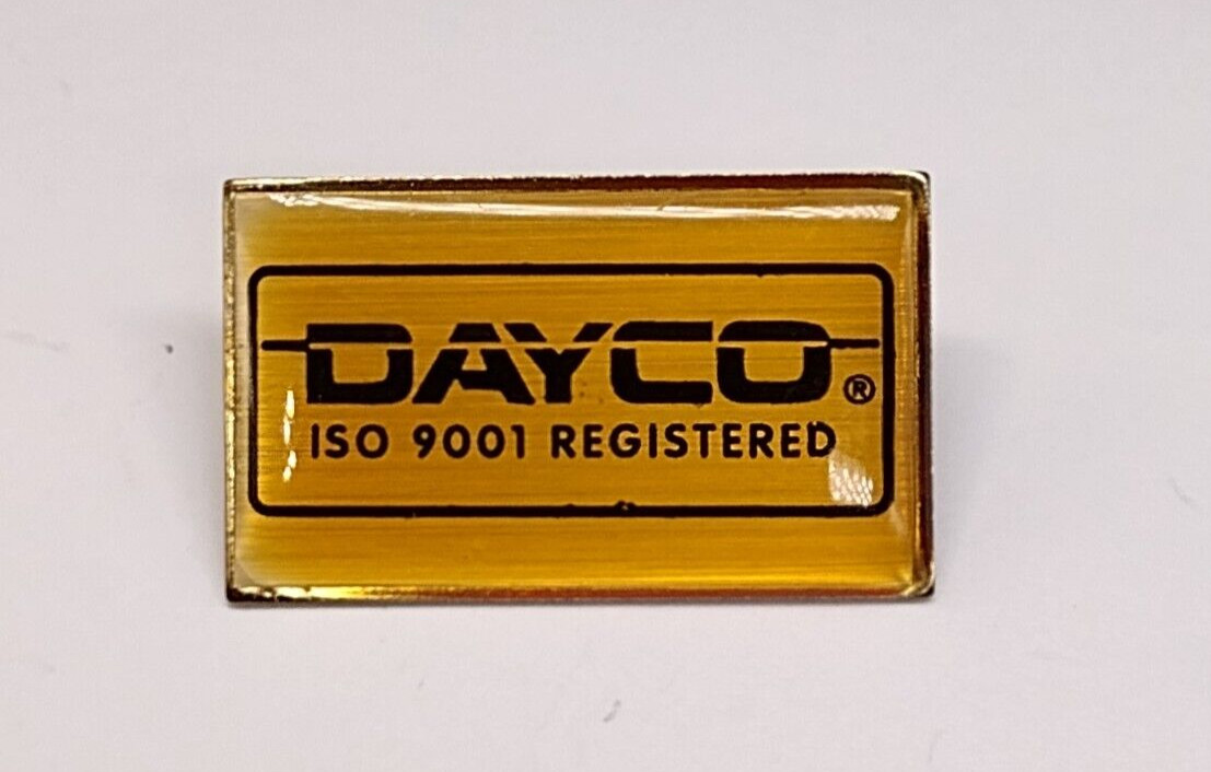 DAYCO !SO 9001 Registered Lapel Pin