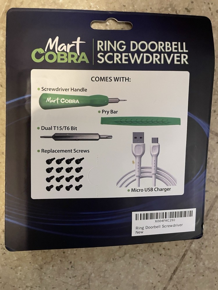Ring Doorbell Screwdriver Replacement