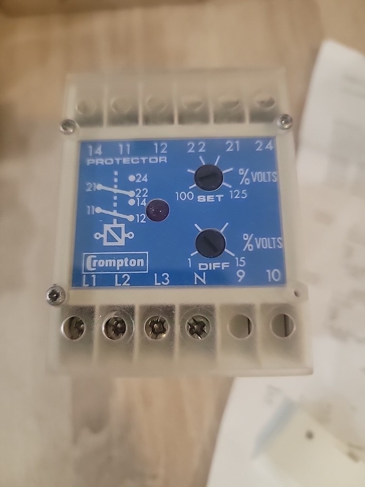 Crompton Delay Relay 252-PVPU 120V,60Hz