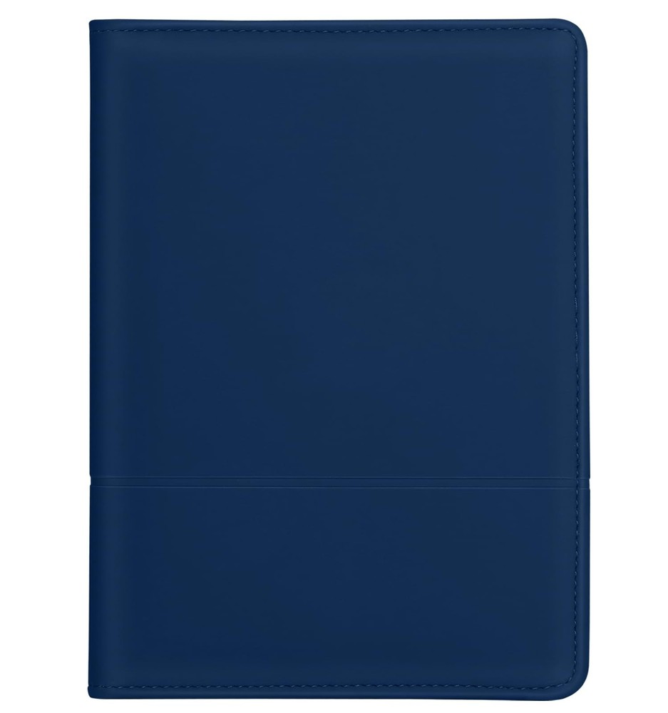 Gorbado Mini Padfolio/Junior Portfolio Folder Case, Business A5 Navy Blue