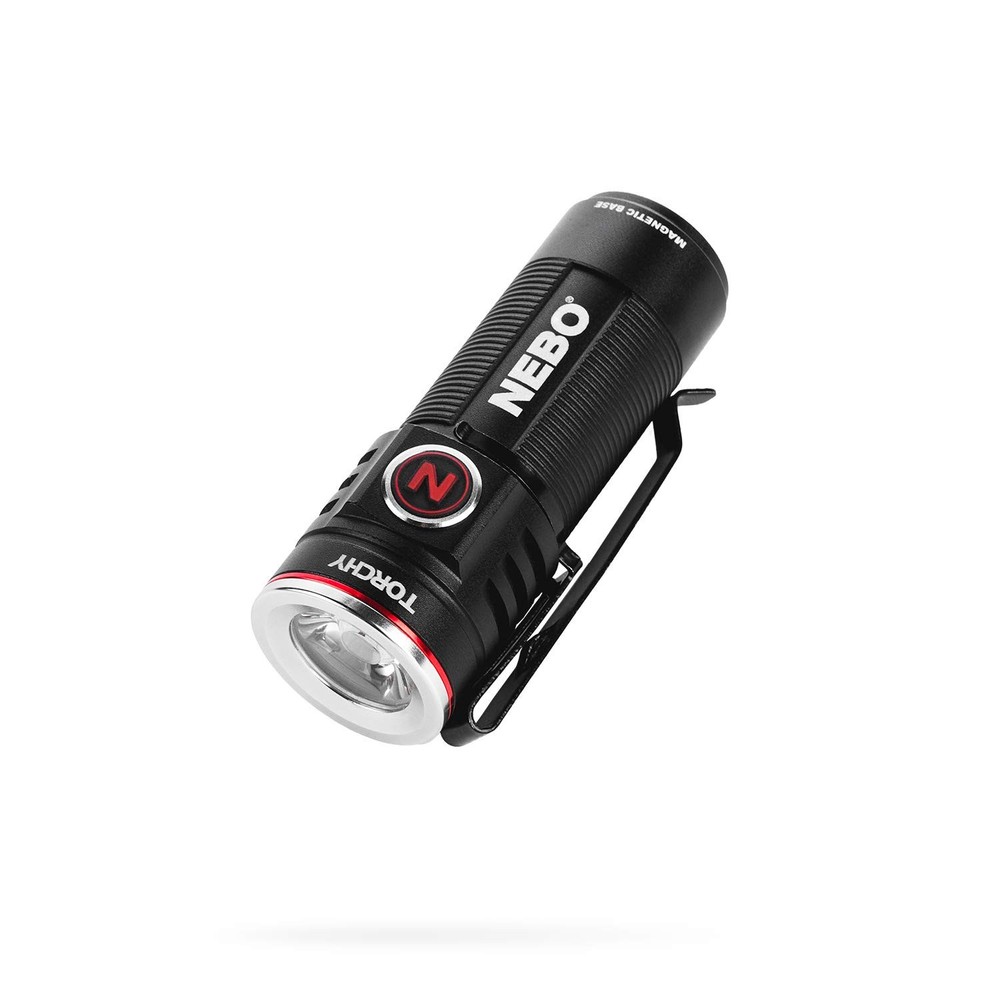 Compact Rechargeable EDC Flashlight 1000 Lumens 5 Light Modes Magnetic Base