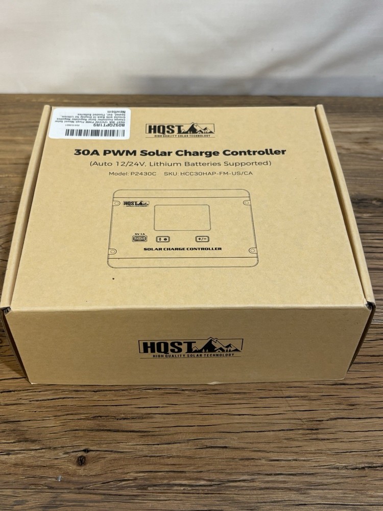 HQST 30A PWM Solar Charge Controller