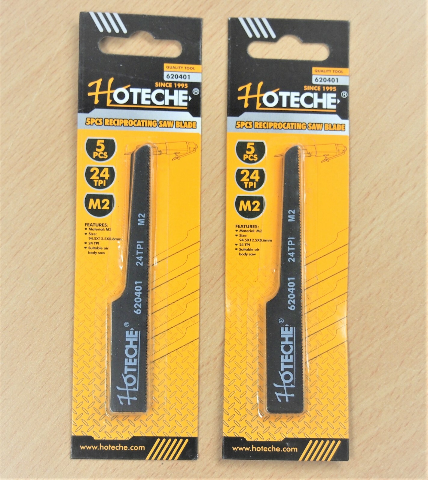 HOTECHE 10 PC 24T M2 Reciprocating Air Body Saw Blades