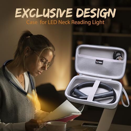 LTGEM Hard Case for Reading lamp Compatible with