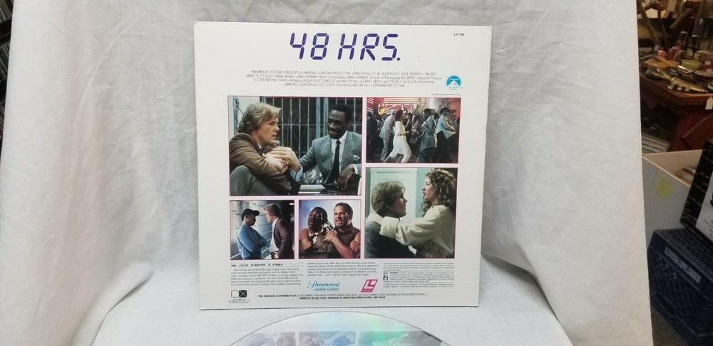 48 Hours Extended Play on 12" Laserdisc