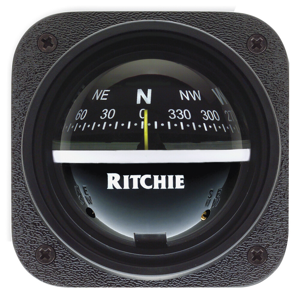 V-537 Ritchie V-537 Explorer Compass Bulkhead Mount Black Dial
