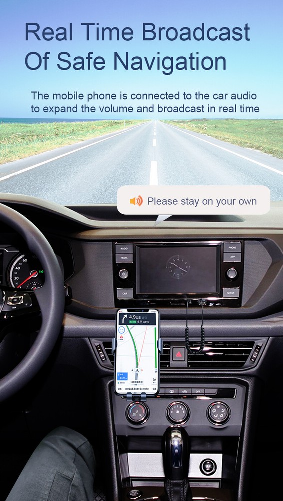 Bluetooth 5.0 AUX Audio Adapter Cable Car 3.5mm Jack Music Handsfree Receiver