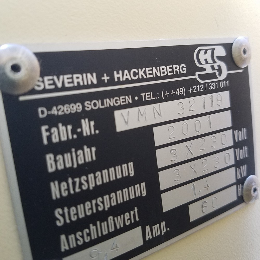 Severin + Hackenberg VMN 32119 BASF nyloprint Exposing Unit, 65 x 86, 3 x 230V