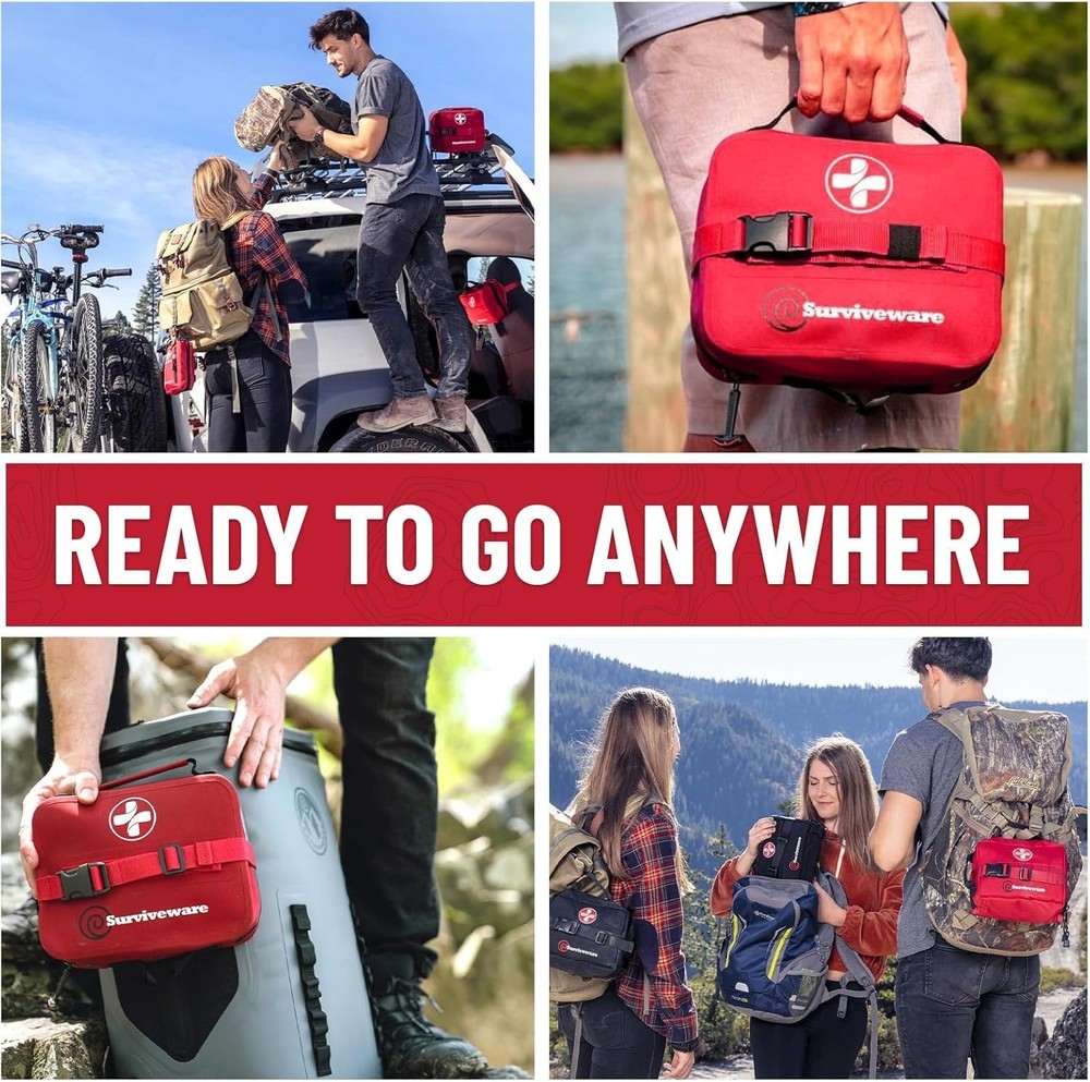 surviveware 184 piece waterproof first aid kit