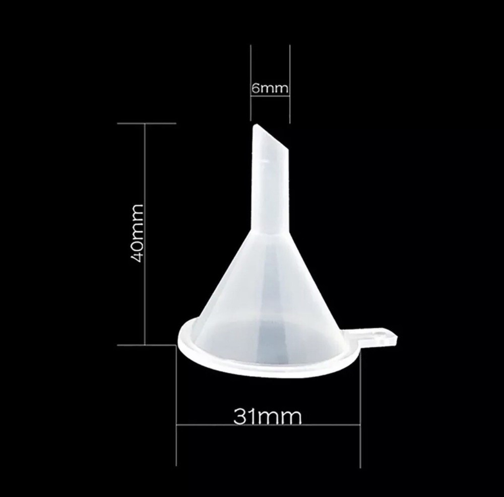 10Pcs Small Plastic For Perfume Diffuser Bottle Mini Liquid Oil Funnels 10pcs