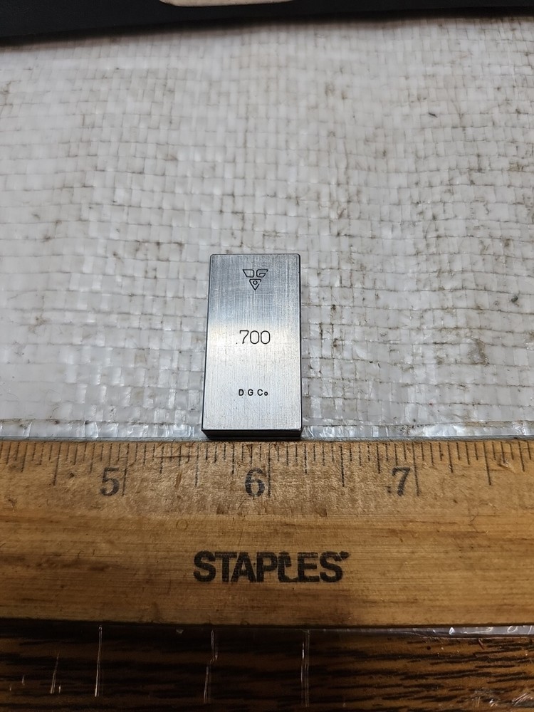 DEARBORN GAGE CO .700" RECTANGULAR GAGE BLOCK
