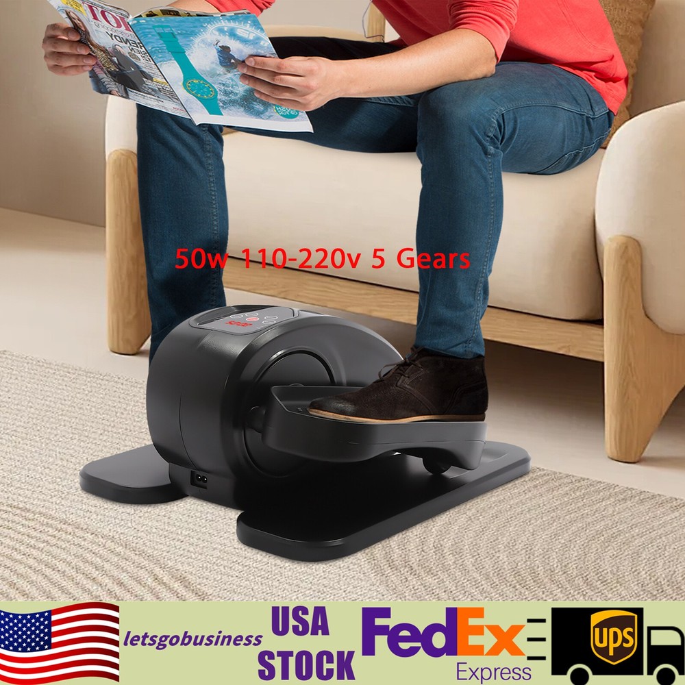 Under Desk Electric Elliptical Machine Five-speed w/LED screen & Remote Control