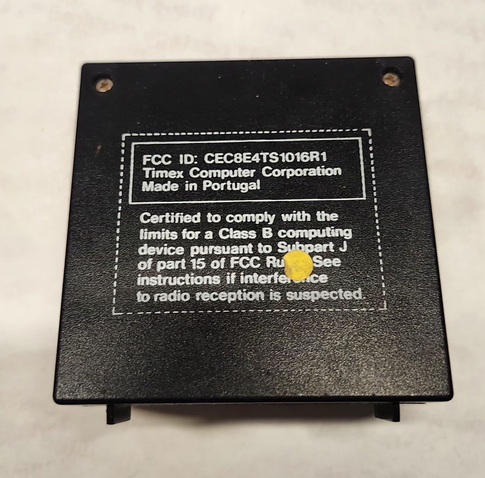Timex/Sinclair 1016 16K RAM Expansion - Untested