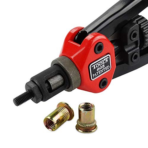 Rivet Nut Tool, Hand Rivet Nut Setter Kit with 7pcs Interchangeable Mandrel M3