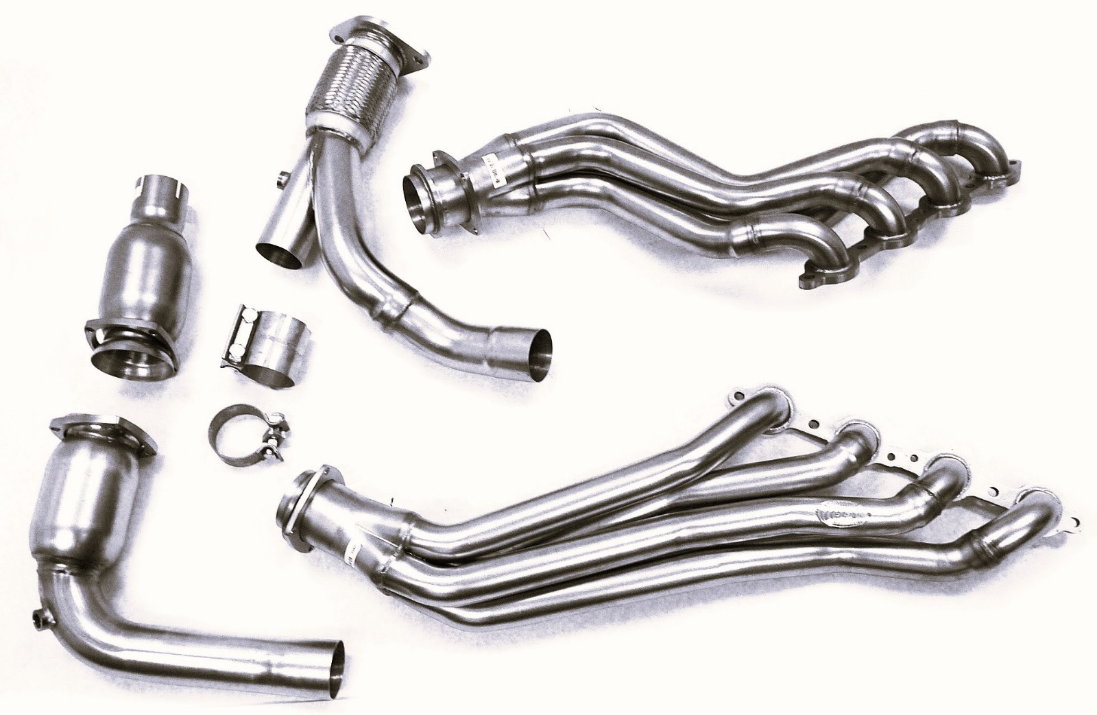 OBX Stainles Long Tube Manifold 2006-09 Chevy Trailblazer SS GMC Envoy SS 6L 4WD