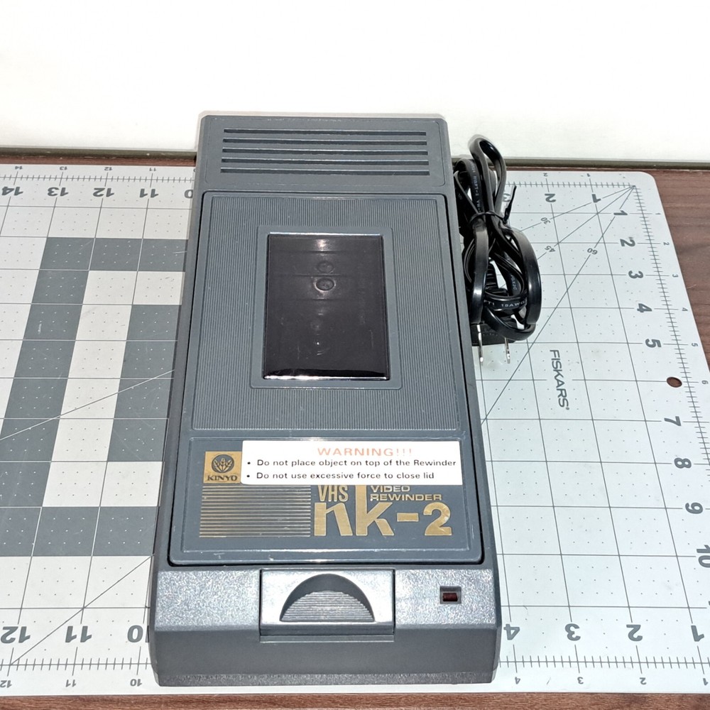 KINYO NK-2 VHS Commmercial REWINDER   Tested BLEMS MAY VARY