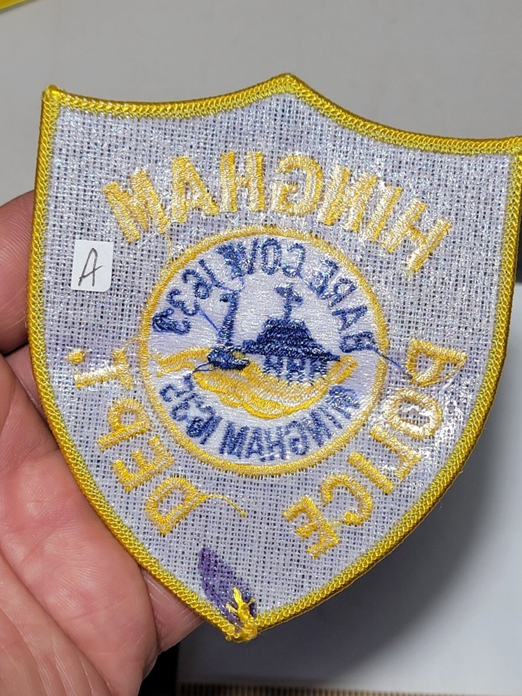 Police Patch Massachusetts Hingham