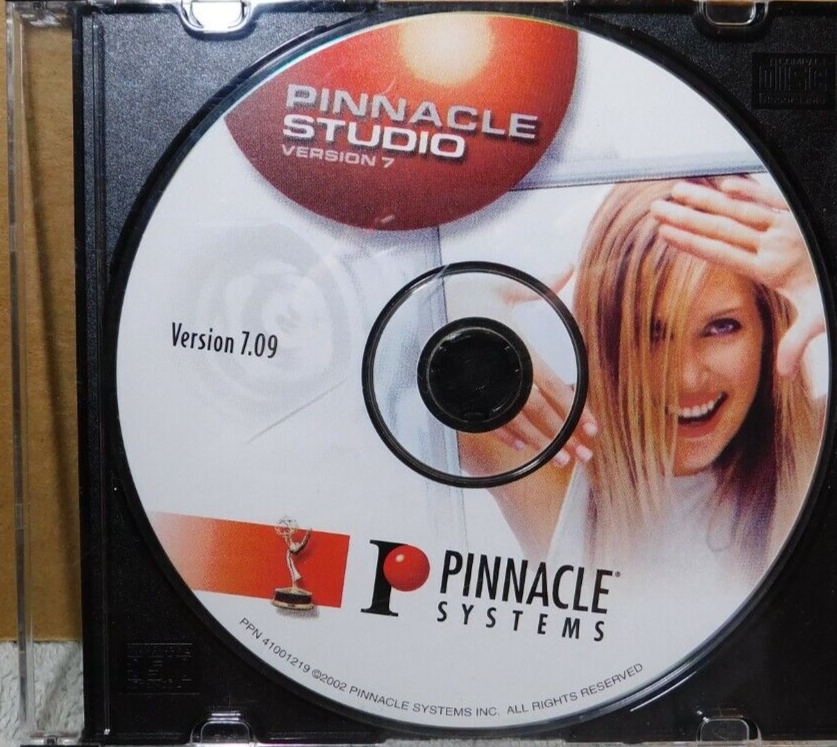 Computer Game~Pinnacle Studio Systems Version 7 2002