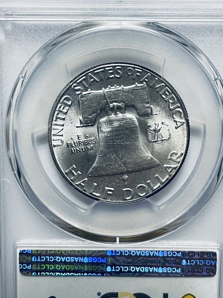1958 Franklin Silver Half Dollar PCGS MS65